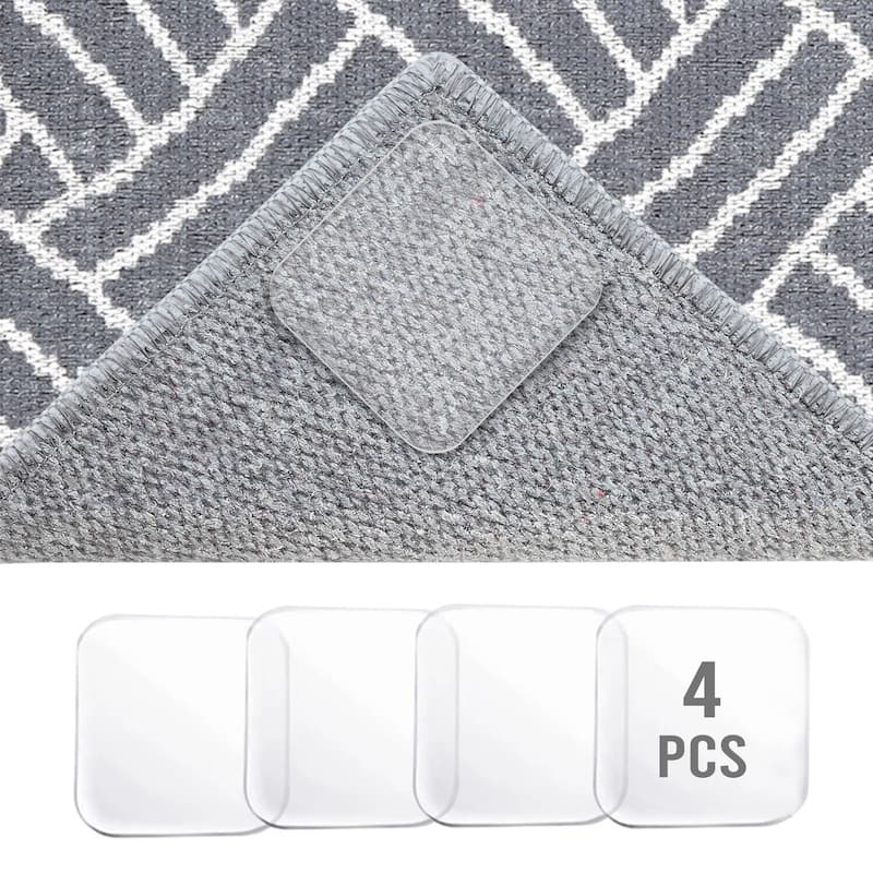 Sussexhome Heavy Duty Ultra Thin Non Slip Washable Cotton Indoor Rug - 2' x 3'