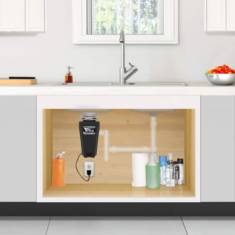 Titan 3/4 HP Slim-Line Garbage Disposal - 3/4 hp