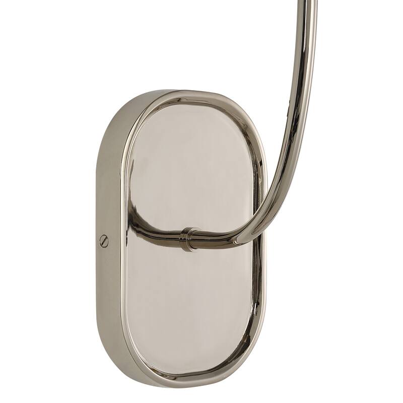 Renwil Annona 15.75" Height Wall Sconces, Polished Nickel - Silver