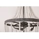 preview thumbnail 3 of 12, Oaks Aura Farmhouse Wood Lighting Bohemia Chic 3-light Wood Beaded Chandelier