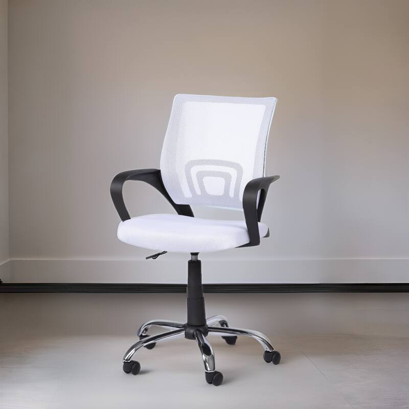 Ergonomic Home Office Desk Chair with Adjustable Lumbar Support