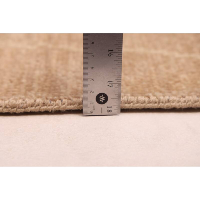 ECARPETGALLERY Hand-knotted Mystique Brown Wool Rug - 3'0 x 9'7