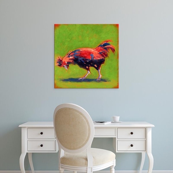 Easy Art Prints Carol Young's 'Proud Red II' Premium Canvas Art