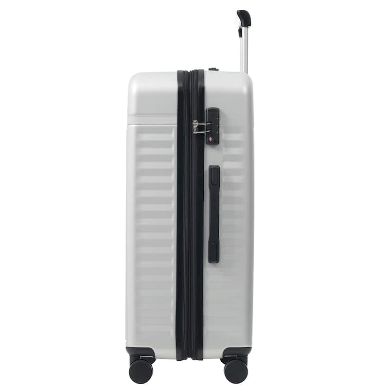 Luggage Set 5 Piece, Hardside Carry on Suitcase , Expandable Luggage with Travel Bags Spinner Wheels TSA Lock