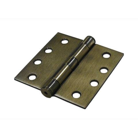 Deltana S44HD 4" x 4" Square Corner Plain Bearing Mortise Hinge - Pair