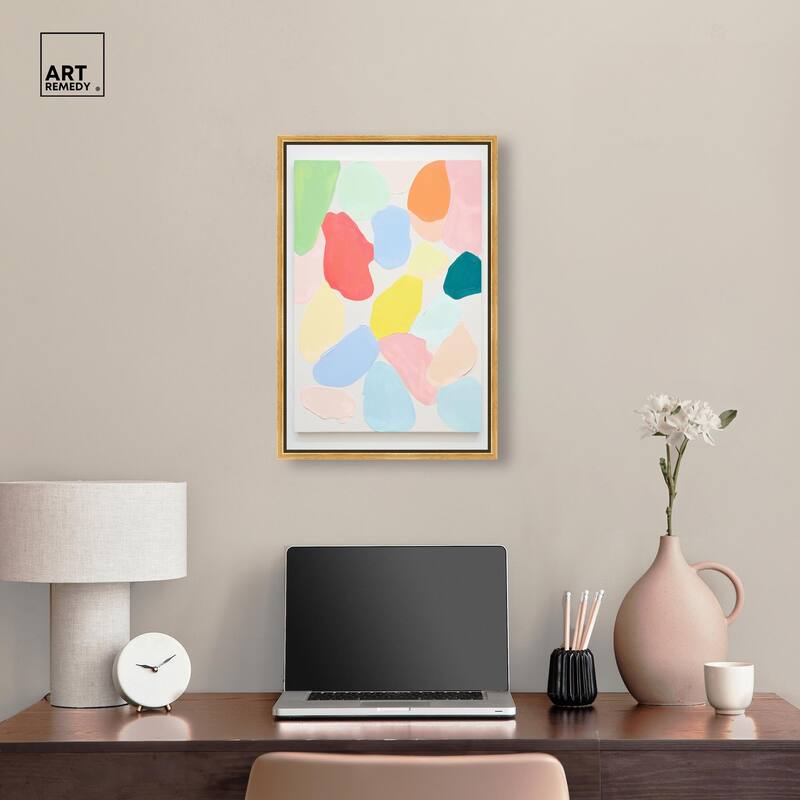 Sorbet Smudges II Canvas by Art Remedy