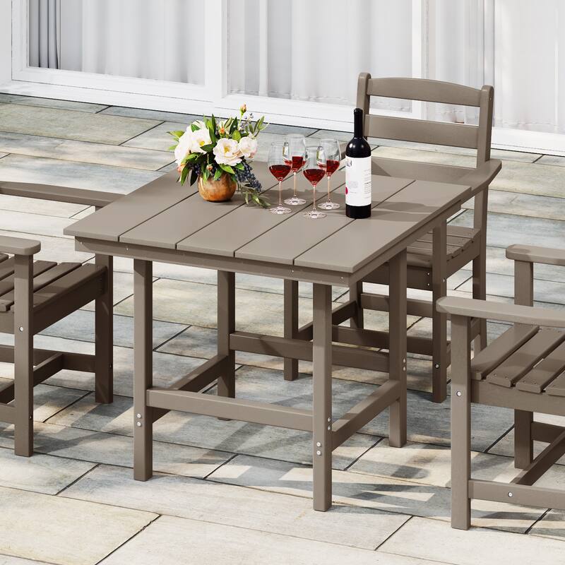Shoreside 36 Inch Square Patio Dining Table