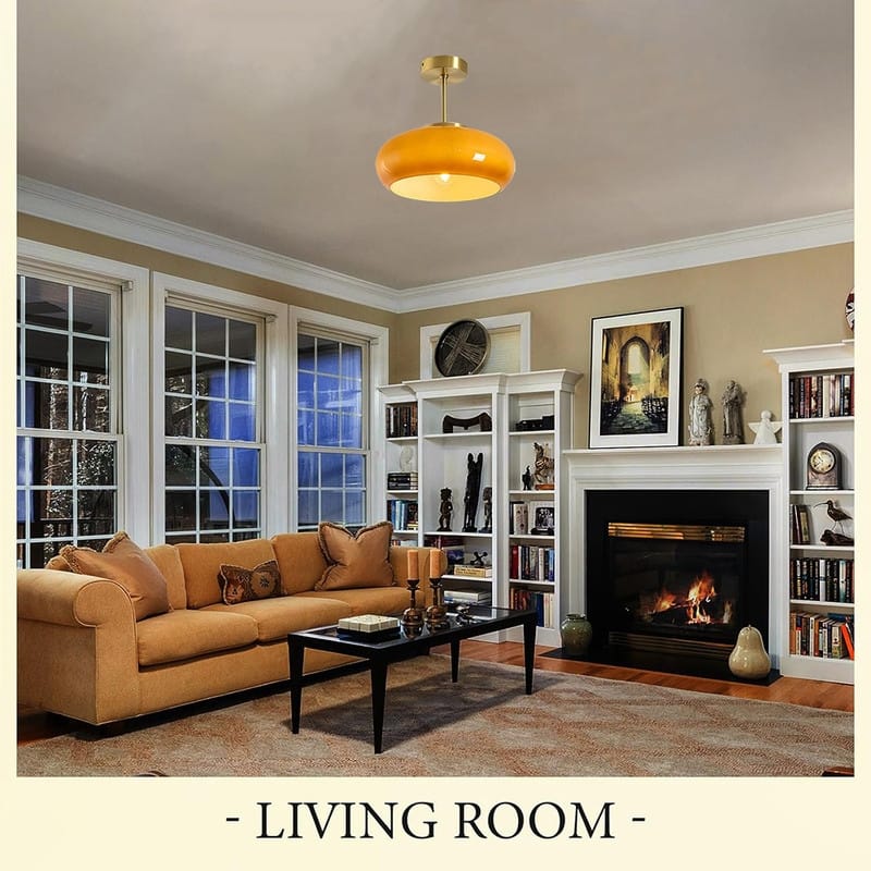 Modern fixtures lights orange hallway light metal ceiling light - N/A