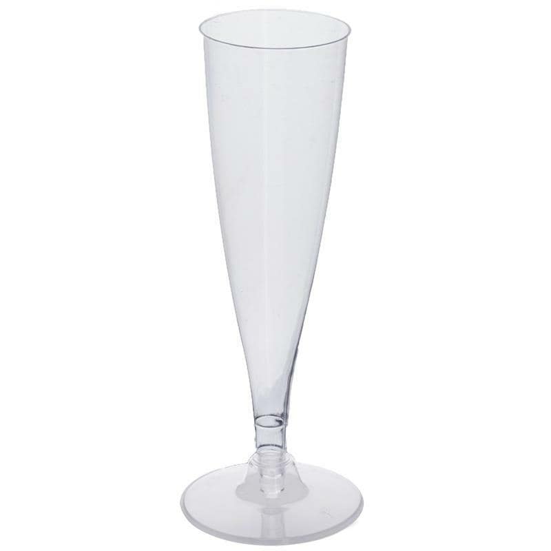 4.7 oz Clear Tall Champagne Flutes