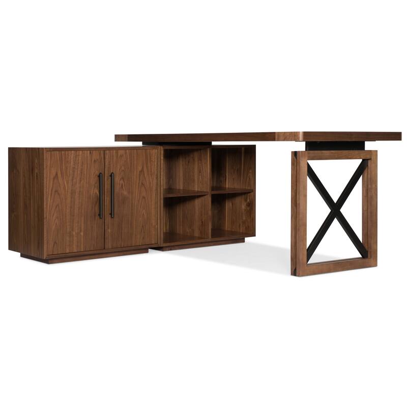 Hooker Furniture Elon 32" Wide Craftsman 4 Cubby Bunching Short