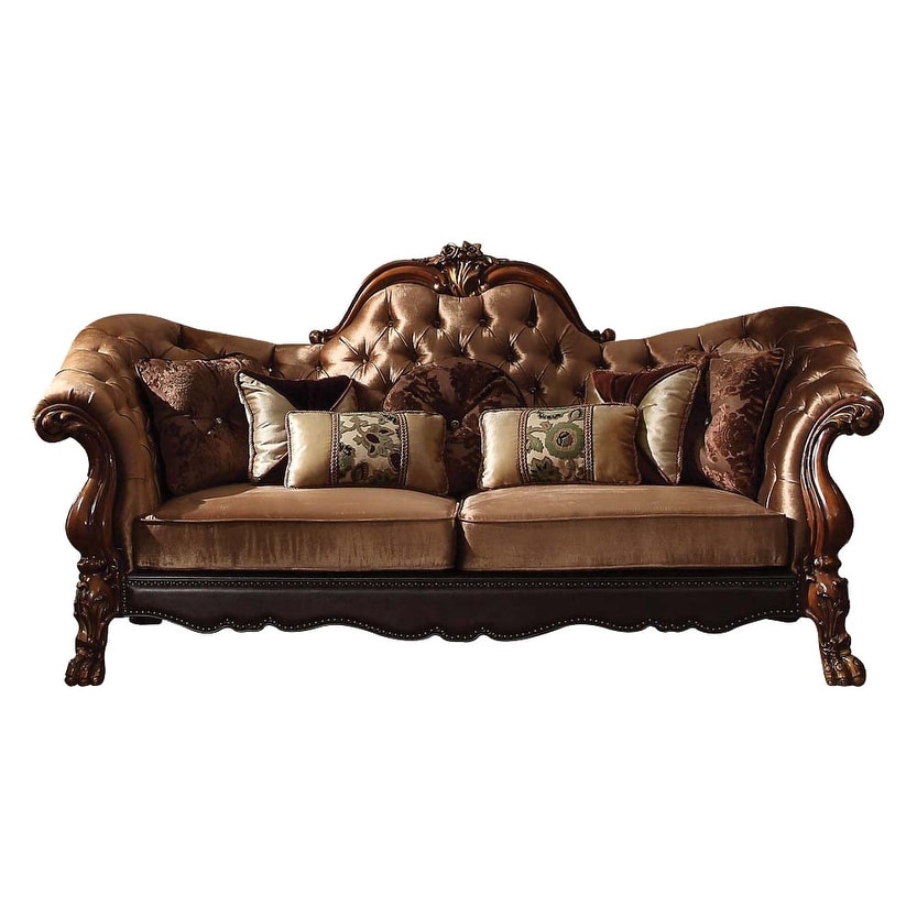Acme dresden brown chenille shop living room set