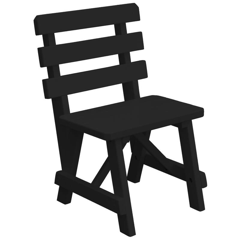Pine 2' Traditional Backed Bench