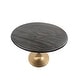 preview thumbnail 11 of 42, Carolina Living Alden Wood Top 36" Round Dining Table