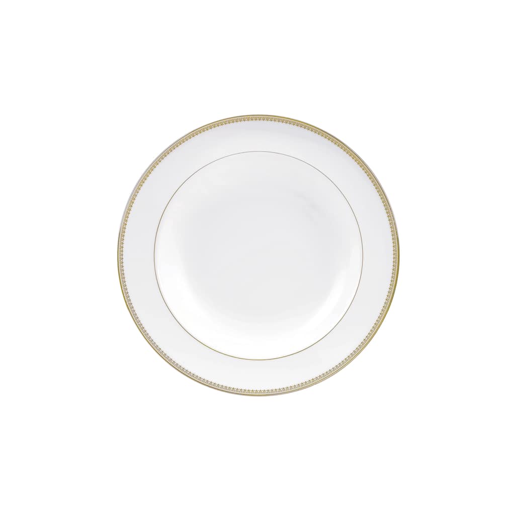 Vera Wang Lace Gold Rim Soup Plate 8.9in