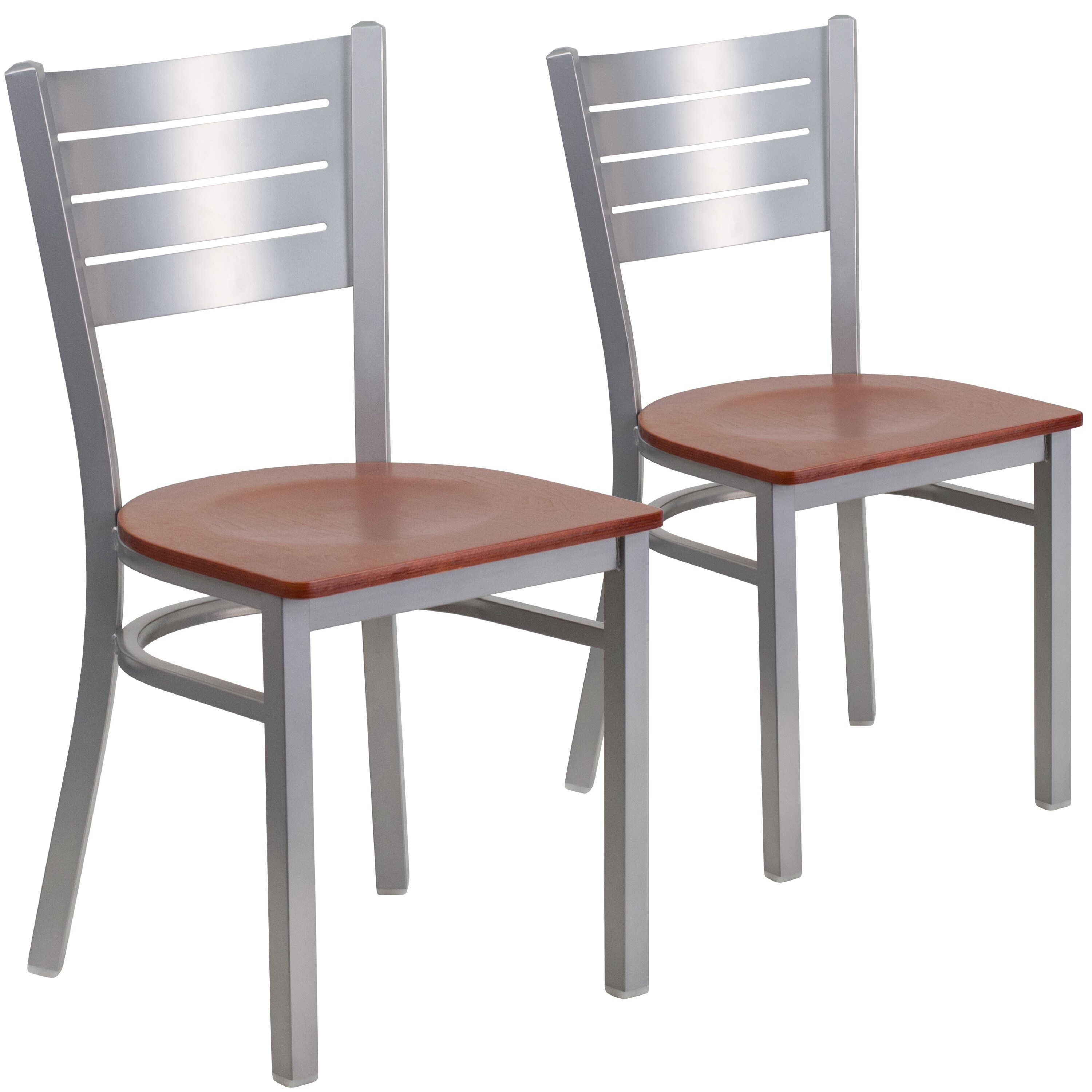 Metal slat best sale back dining chair