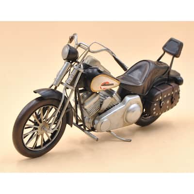 Vintage Hand Made Black Indian Motorcycle Motorbike Perfect Gift For Bikers