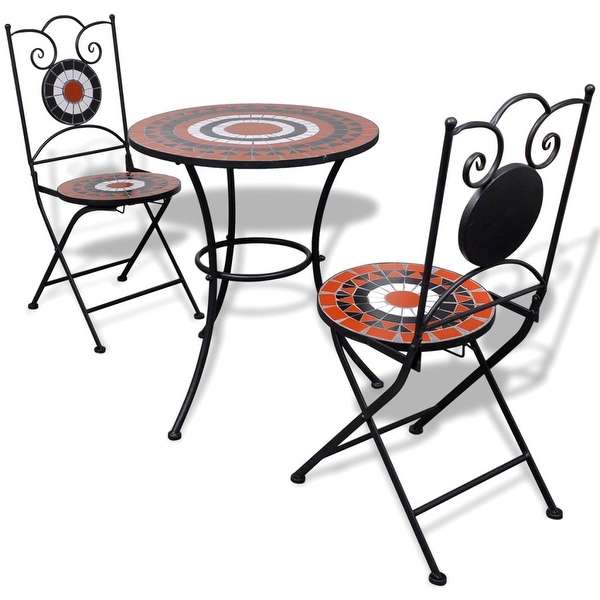 Vidaxl 3 piece bistro set deals