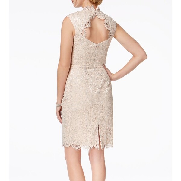 vince camuto lace sheath dress