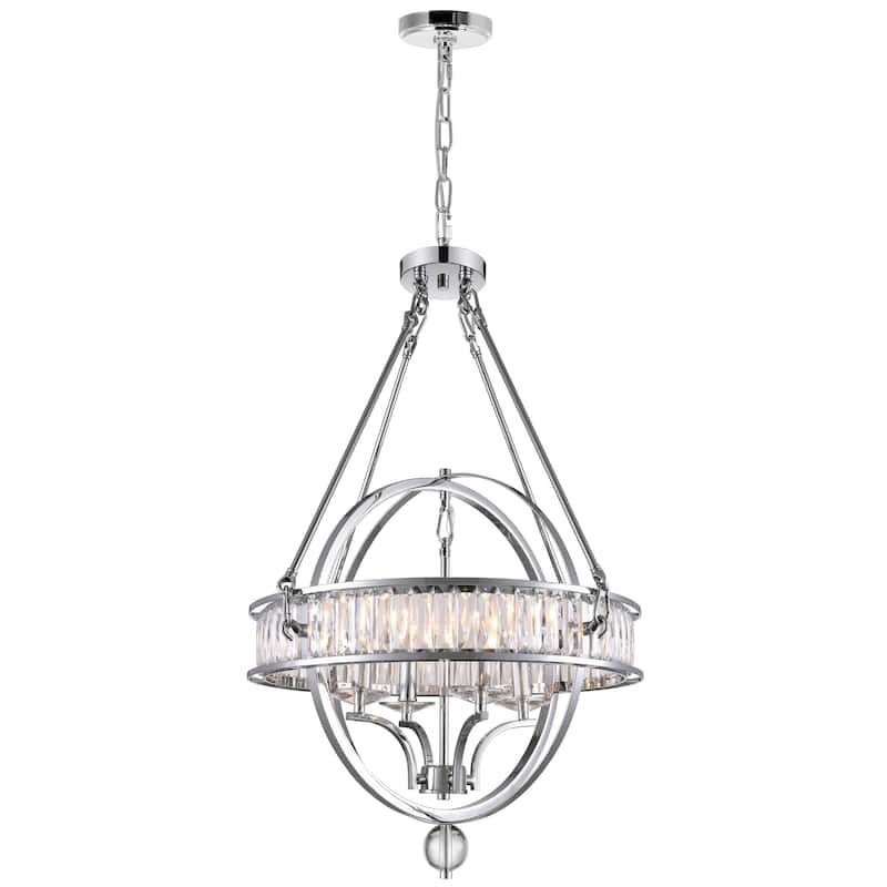 Arkansas 4 Light Chandelier With Chrome Finish - Chrome