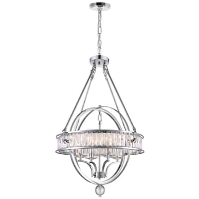 Arkansas 4 Light Chandelier With Chrome Finish