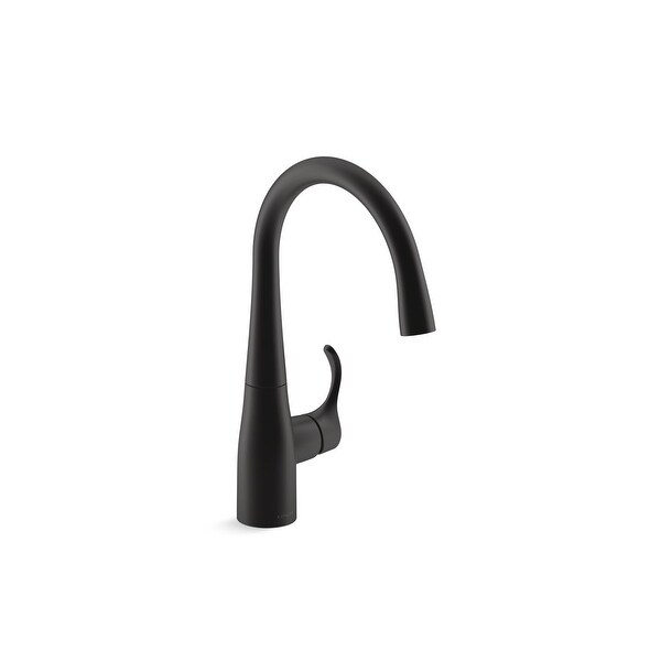 KOHLER 22034-CP Simplice Einhebel-Küchenarmatur – Poliertes Chrom, Hoher Schwenkauslauf