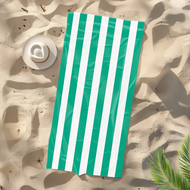 Large Cabana Stripe Beach Towel 30"x60", 35"x70"