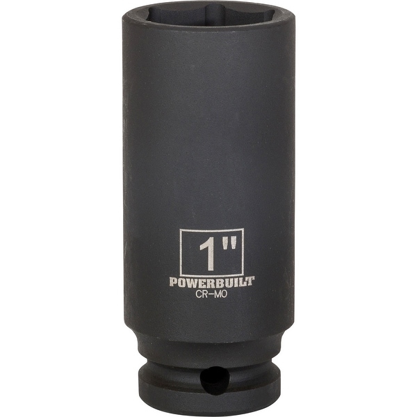 Powerbuilt 1/2" Dr. 1" Deep Impact Socket - 647178