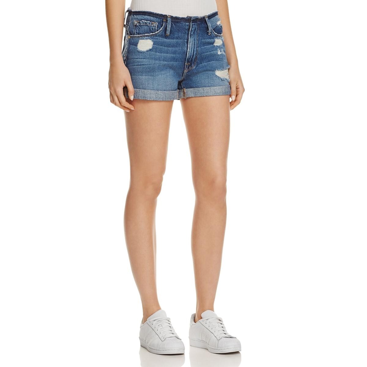 frame denim le cut off shorts