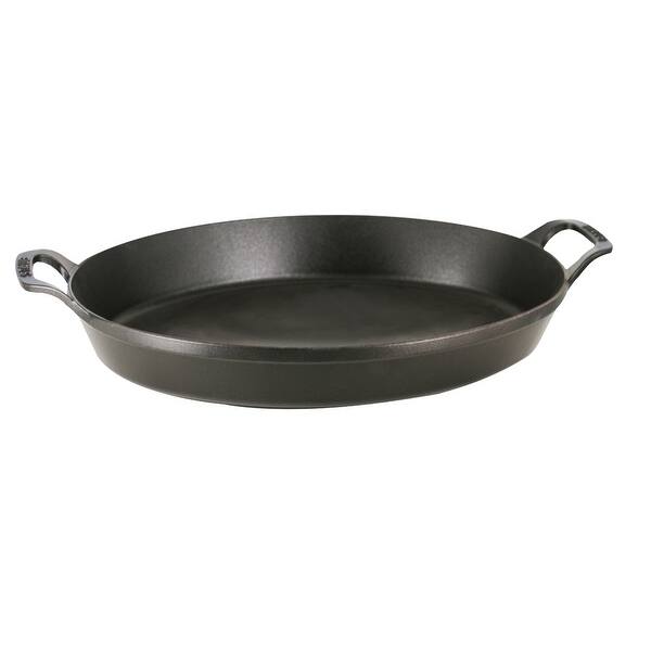 Shop Staub Cast Iron 14 5 Inch X 11 2 Inch Oval Baking Dish 14 5x11 2 Inch Overstock 14826126