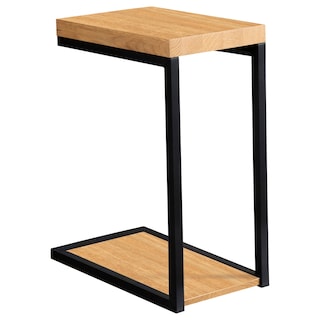 Beck Engineered Wood C-Shape Sofa Side Table