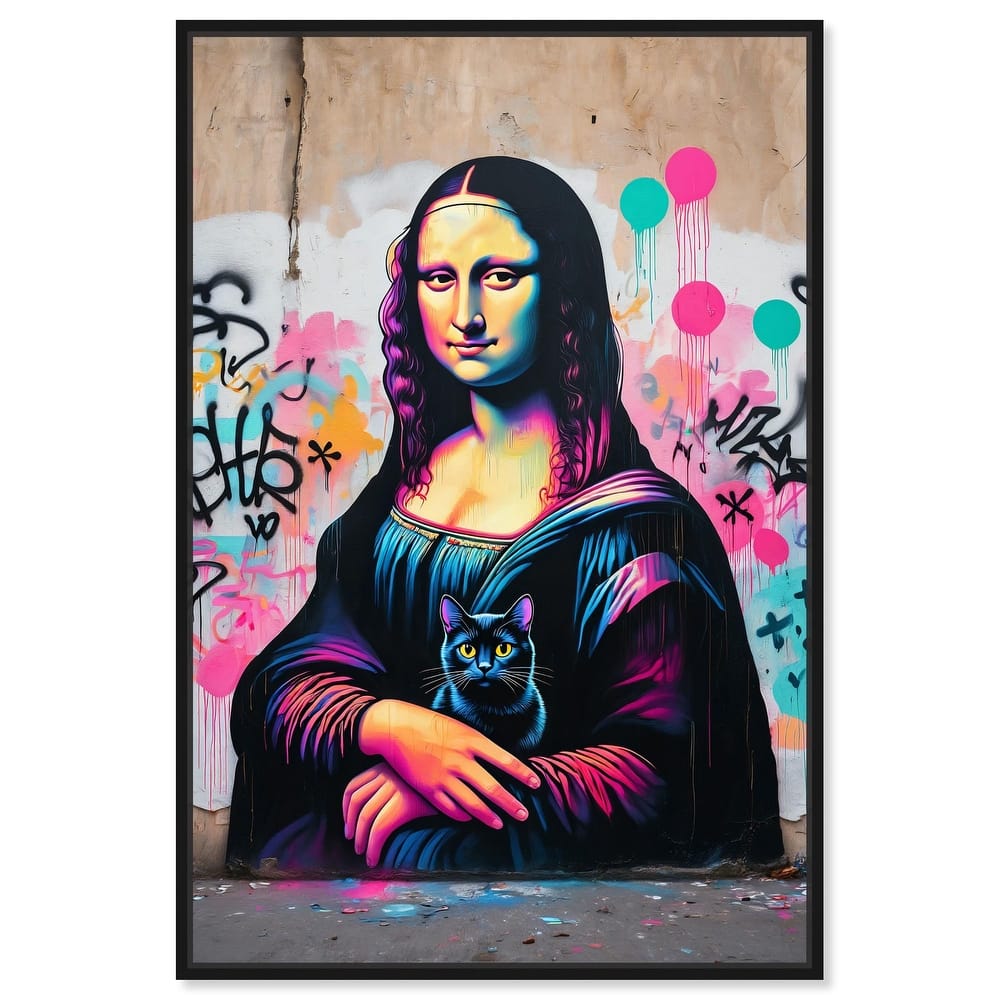 Lisa's Little Secret Canvas by Art Remedy