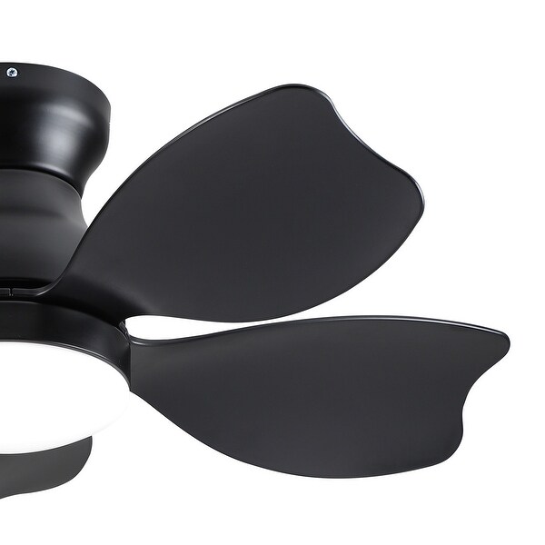 YUHAO 30 Inch Modern Matte White Indoor Flush Mount Small Ceiling