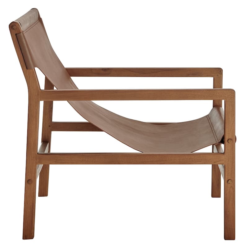 Orín Leather Sling Chair