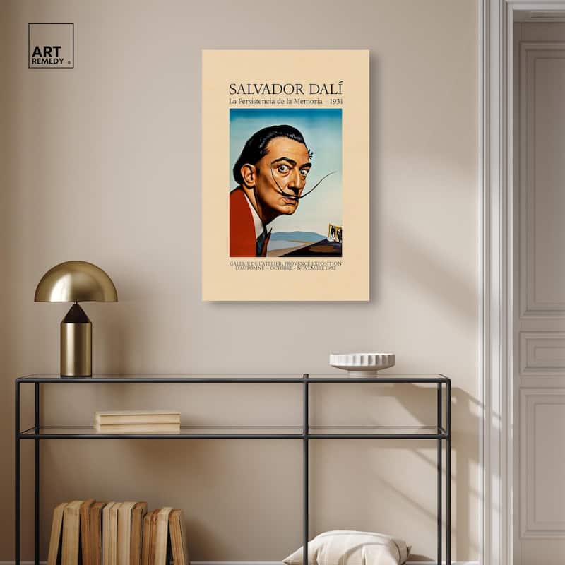 Salvador Dali Persistence Canvas by Art Remedy, Gallery Wrapped