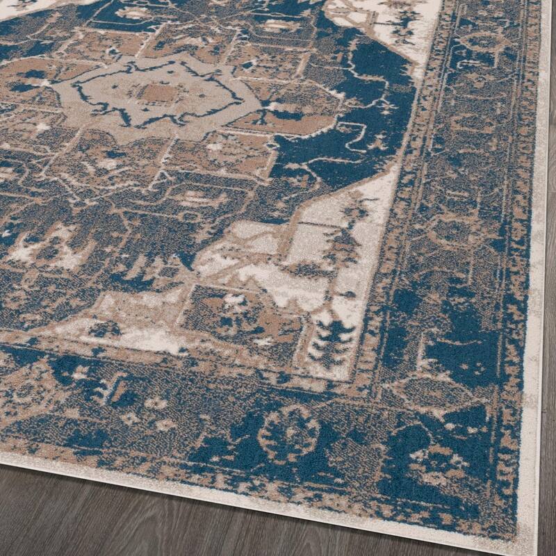 Luxe Weavers Moroccan Floral Area Rug for Living Room
