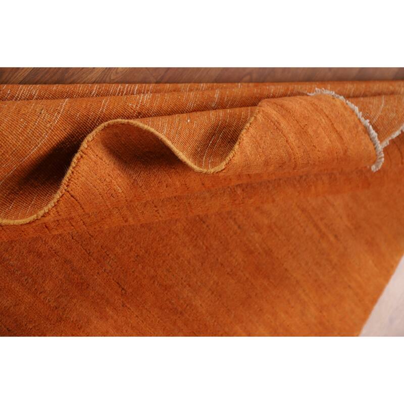 Modern Gabbeh Oriental Area Rug Handmade Living Roomwool Carpet - 4'8" x 6'7"