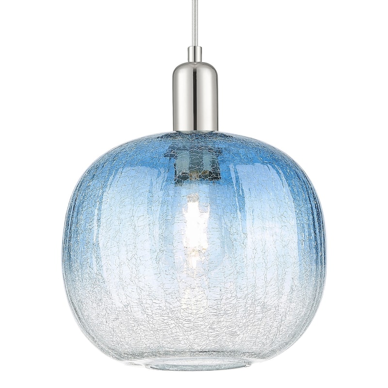 Innovations Lighting 716-1P-G481-10SB Brookhaven Sphere 10" Wide Cord - Polished Nickel