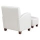 preview thumbnail 13 of 38, Aiden Chair & Ottoman with Espresso Legs