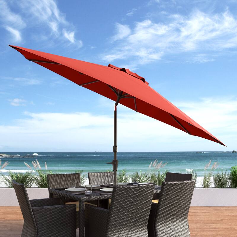10ft Wind Resistant Tilting Patio Umbrella