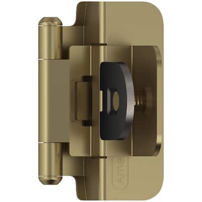 Amerock BP8700 Functional Hardware 3/8" Inset Surface Mount Cabinet - Golden Champagne