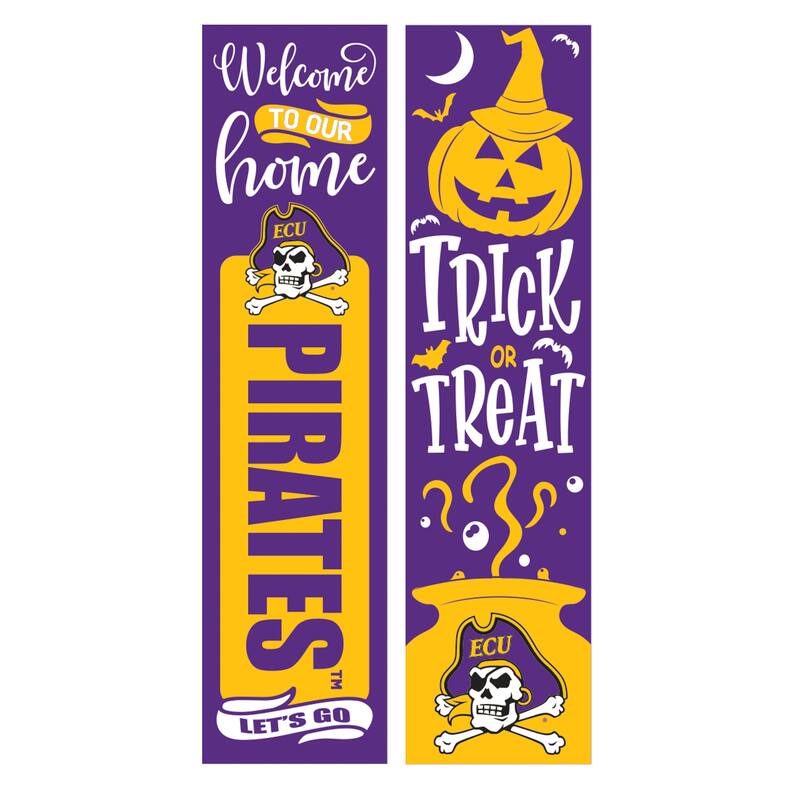 47" Double Sided Seasonal Porch Leaner, East Carolina University - 47" x 11.25"