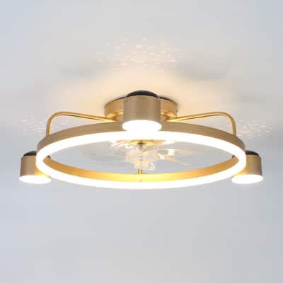 Curve Curio 3 Color Tone and 6 Fan Speed Ceiling Fan, App Control and Remote Control for Bedroom, Living Room and Dining Area