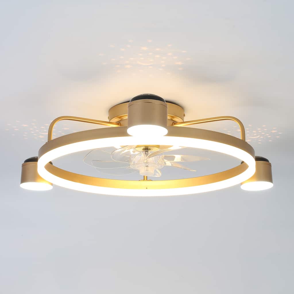 Curve Curio 3 Color Tone and 6 Fan Speed Ceiling Fan, App Control and Remote Control for Bedroom, Living Room and Dining Area