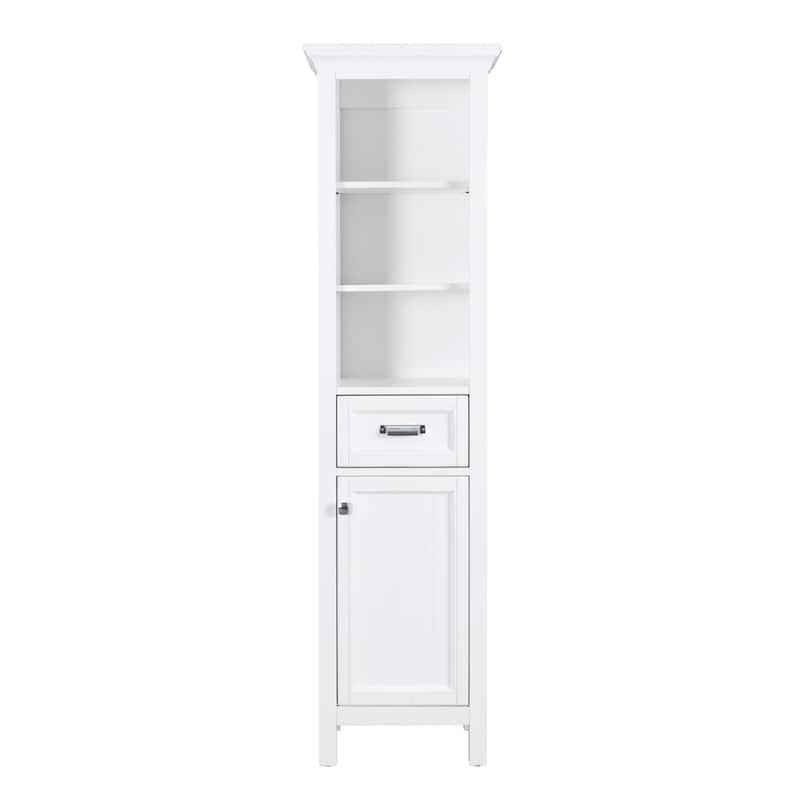 Miseno Tatianna 19" x 70" Poplar Wood Free Standing Bathroom Linen