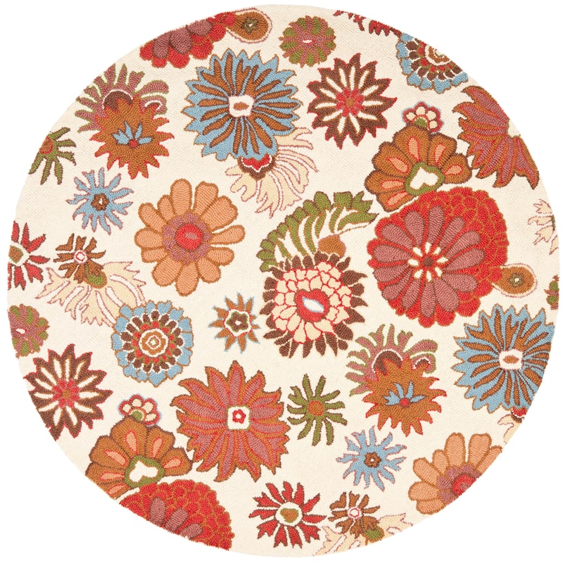 SAFAVIEH Handmade Blossom Arpita Modern Floral Wool Rug