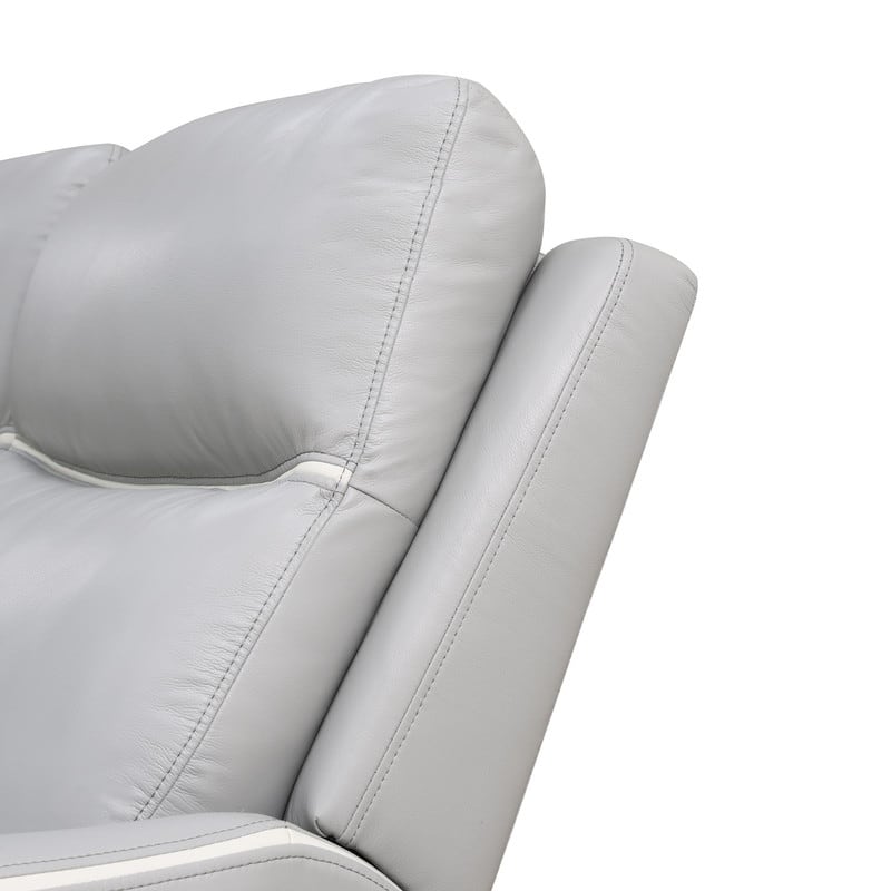 Versatile Grey Smart Sofa with Adjustable Reclining, USB Charging, and Hidden Storage