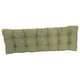 preview thumbnail 88 of 94, Solid Twill Tufted Indoor Bench Cushion (Multiple widths from 42 to 60 inch)