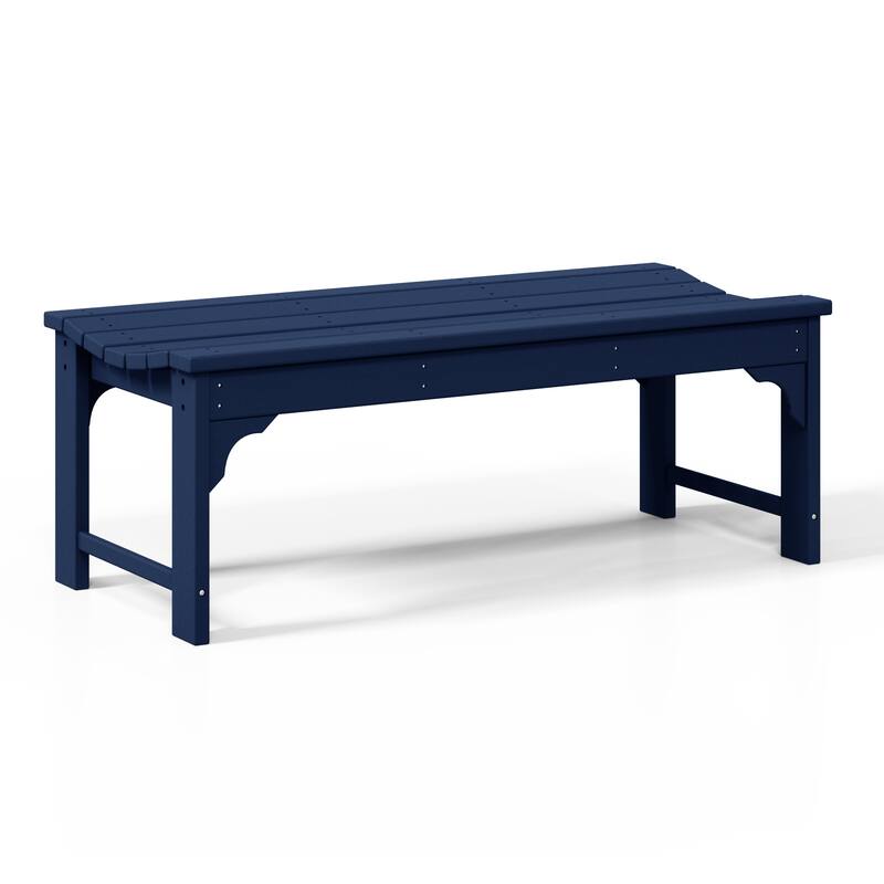 Polytrends Laguna Hdpe All Weather Outdoor Patio 48" Bench
