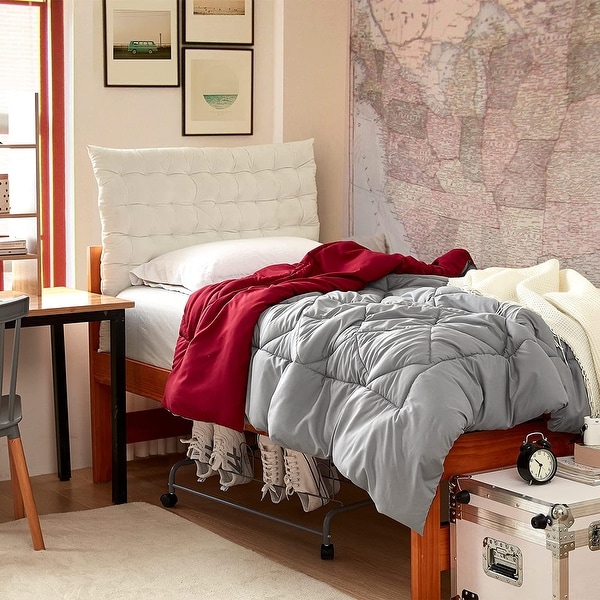 Ultimate Gray Scooter Red Reversible Twin XL Comforter On Sale Bed Bath Beyond 35480912