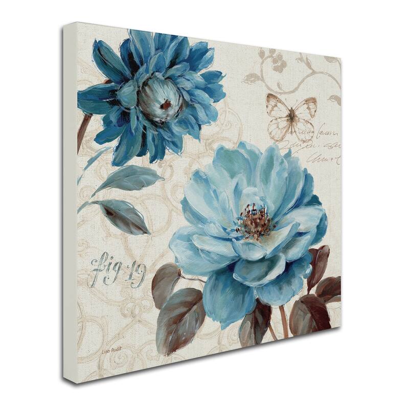 Lisa Audit 'A Blue Note III' Canvas Art